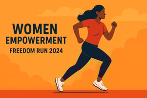 Freedom Run theme 2024 Woman Empowerment