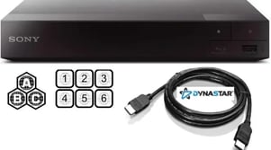Region Free BLU-Ray Player Compatible with Sony BDP-BX370 with WiFi Multi Region Code Free 