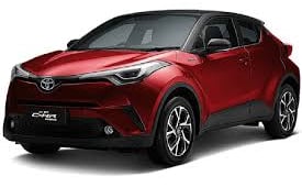 rent a car Toyota CHR car rental