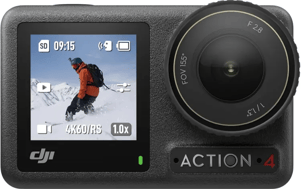 DJI - Pack Estándar Osmo Action 4 - Cámara de acción sumergible 4K/120 fps 
