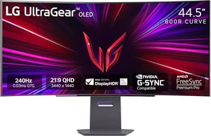 a large monitor screen with a large screen and a large screen