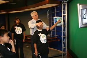 LACER After School program visits NBCLA studio with Fritz Coleman