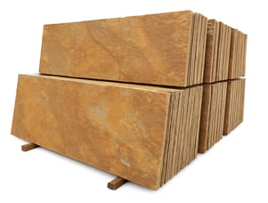 a stack of brown and tan colored natural stone for elevation