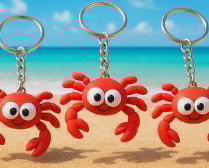 Krab sleutelhanger