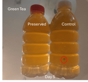 green tea and cultured dextrose