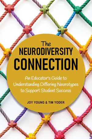 The Neurodiversity Connection book cover featuring a network of colorful ropes connected with knots