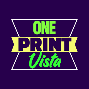 One Print Vista logo