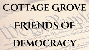 Cottage Grove Friends of Democracy logo