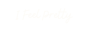 I feel pretty logo