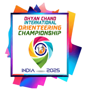 Dhyan Chand International Orienteering Championship logo