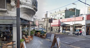 Zona de bares, cafés y espectáculos