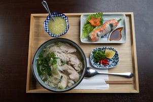 Set phở gà nhà hàng Vietnam 151A Kameido Tokyo