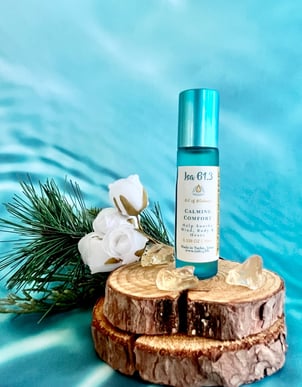 an essential oil synergy blend roller bottle 
