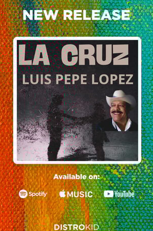 Tarjeta de promocion del compositor Pepe Lopez