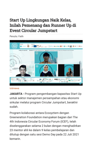 Circular Economy Startup Demo Day Circular Jumpstart