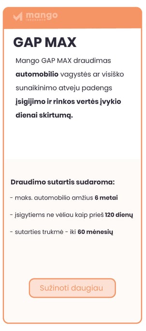 GAP MAX insurance MANGO UW