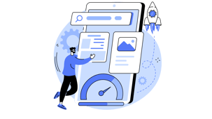dessin optimisation de site web