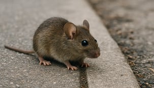 Souris dans le jardin