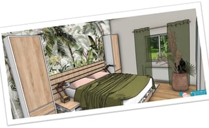 maquette 3D chambre