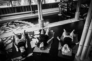 People experience deep relaxation in yoga nidra.