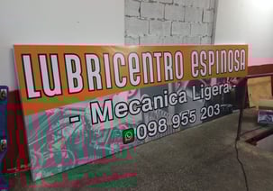 cartel lubricentro espinosa