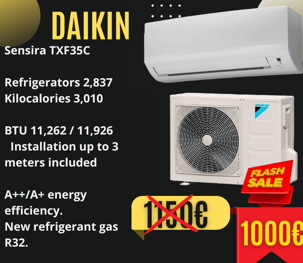 Daikin with intalation