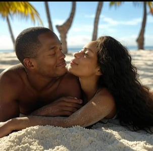 couple à la plage