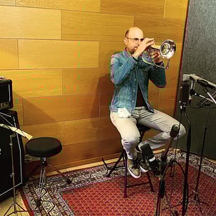 David Bonvin en studio