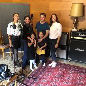 Choristes enregistrement Fil's HOUSE Studio