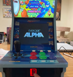 Evercade Alpha Mega Man Start Up