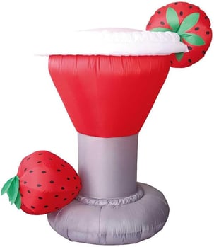inflatable margarita decoration