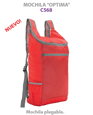 mochila optima wope Regalos Corporativos Publicidad para Empresas logos full color merchandising