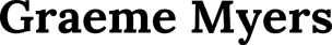Graeme Myers logo