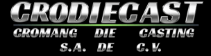 Inyección a presión DE ZAMAK Y ALUMINIO .CRODIECAST logo