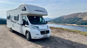 Motorhome SKYE next to river