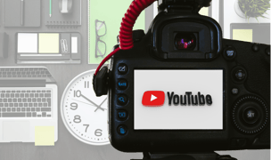 a camera and a camera on a desk