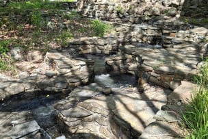 Photo of the fish ladder in Damariscotta, Maine