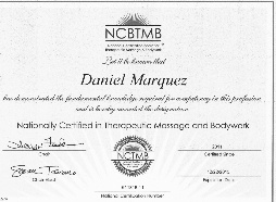 national massage certification