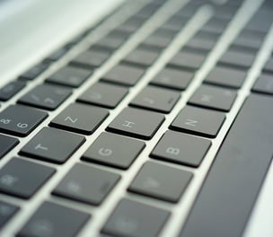 a laptop computer keyboard