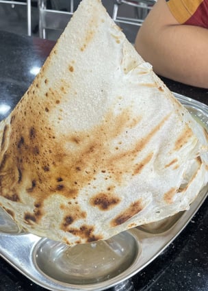 roti tissue is a kind of flatbread made with sugar 