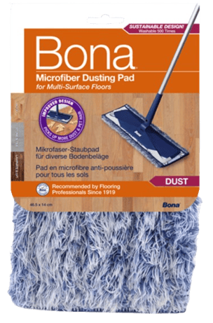 a product of a bona cleaning mop with a cleaning brush