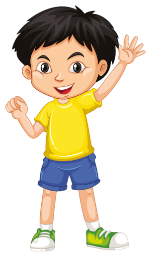 vector image of a kid 