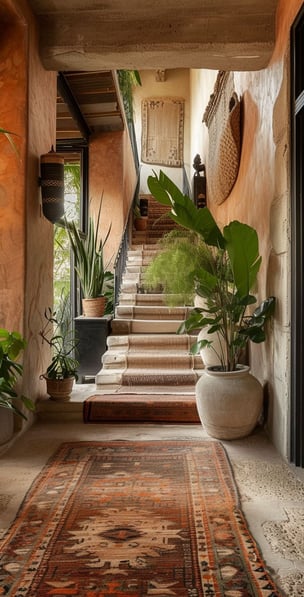 Natural materials and features create a luxurious feeling Rhodes Greece