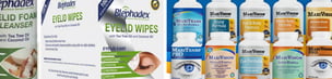 Eyelid hygiene Blephadex foam Tea tree oil for eyes Dry eye relief