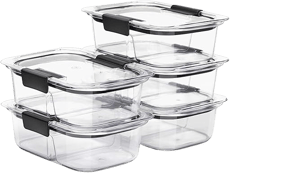 Rubbermaid Brilliance Meal Prep Containers