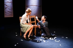 Laurent Bonnet, Cécile Vangrieken. "Une séparation" Véronique Olmi / Philippe Beheydt