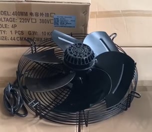 Air compressor fan with low-noise design to enhance airflow and ensure stable operation