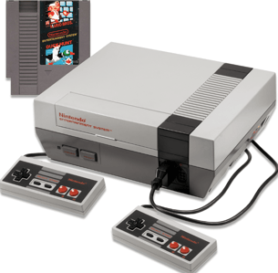 Nintendo Entertainment System with Super Mario Bros. and Duck Hunt