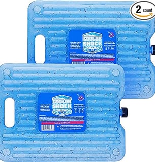  Reusable, Premium, Large Ice Pack set for long-term use.