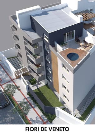 Prédio multifamiliar Fiori de Veneto na cidade de Pelotas. Construtora Valori Empreendimentos